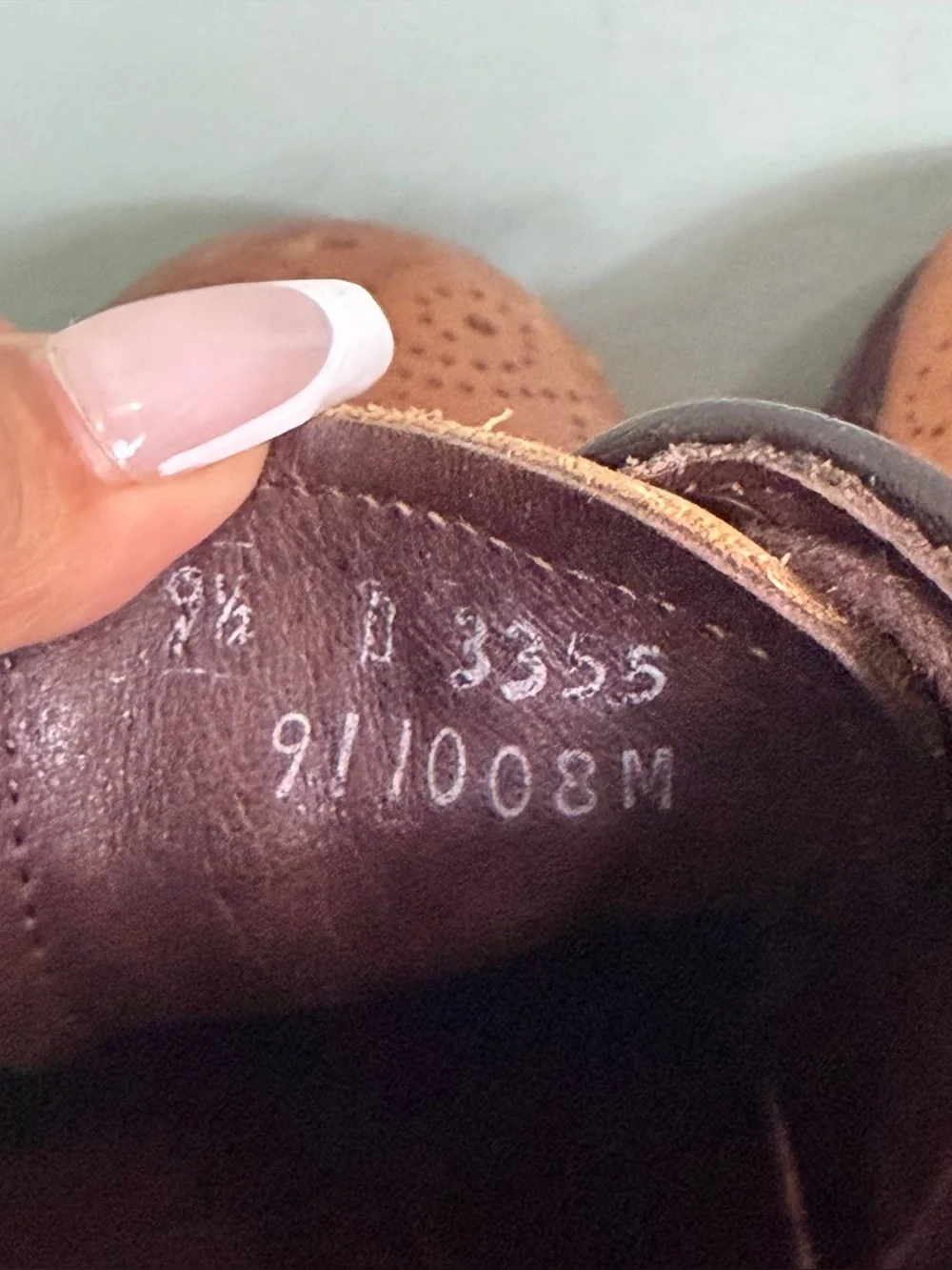 Allen Edmonds Tan Leather Wingtip Oxfords